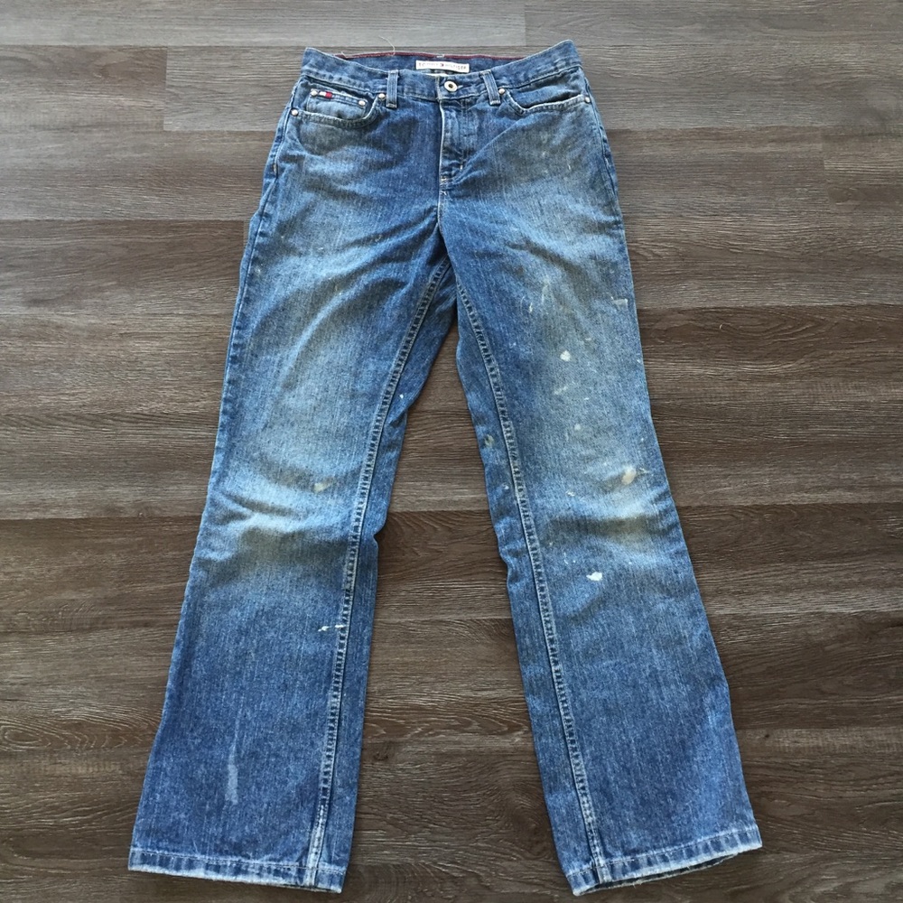 Vintage Tommy Hilfiger Jeans Women’s Size 4R High Waist Distressed Classic Boot